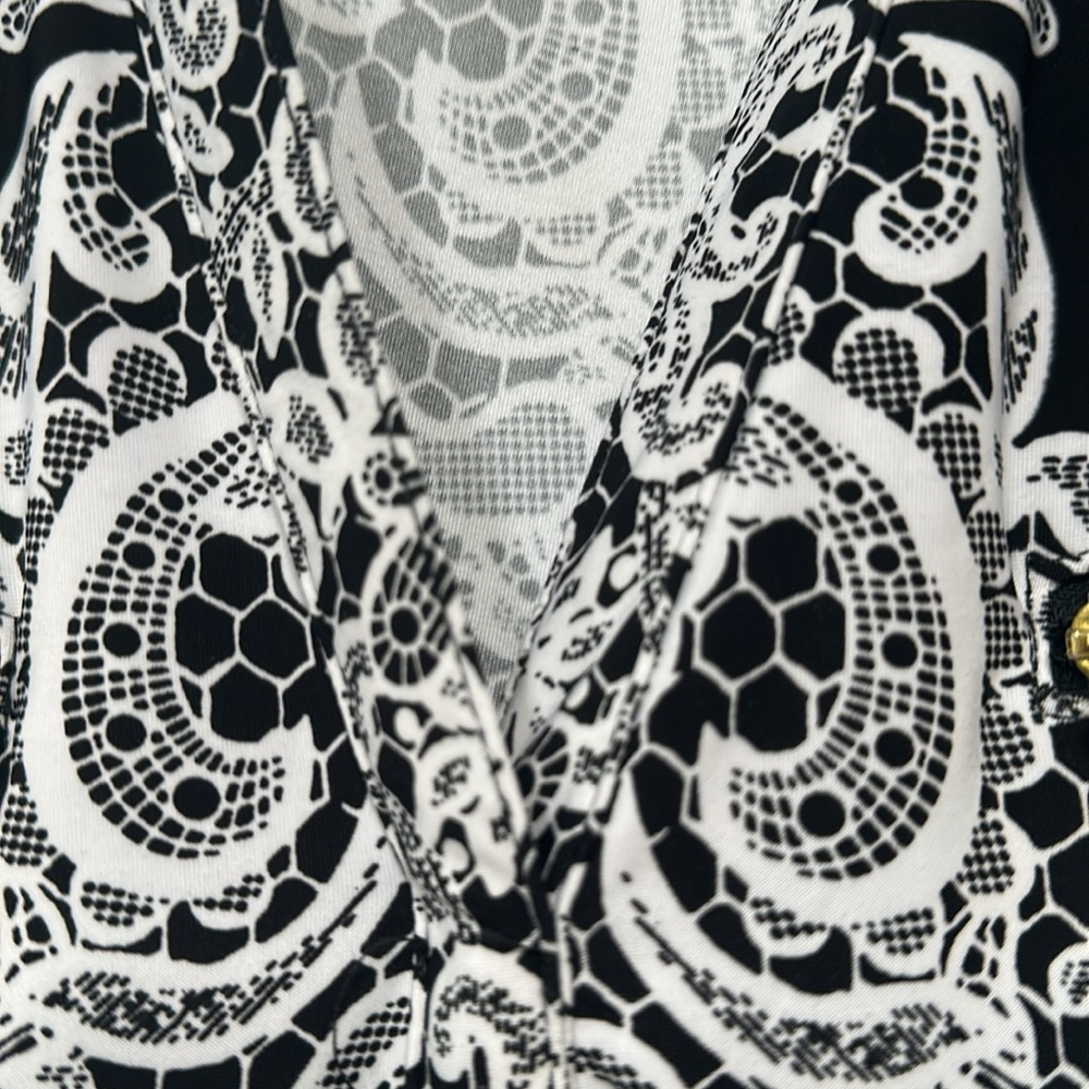 Inc International Concepts Printed Split-Neck Top… - image 3